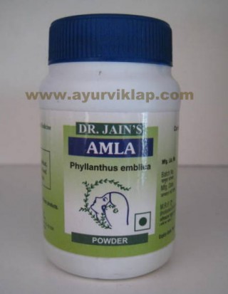 Dr.Jain's, AMLA POWDER, Phyllanthus Emblica, 50g, Suitable For Tonic, Constipation, Acidity